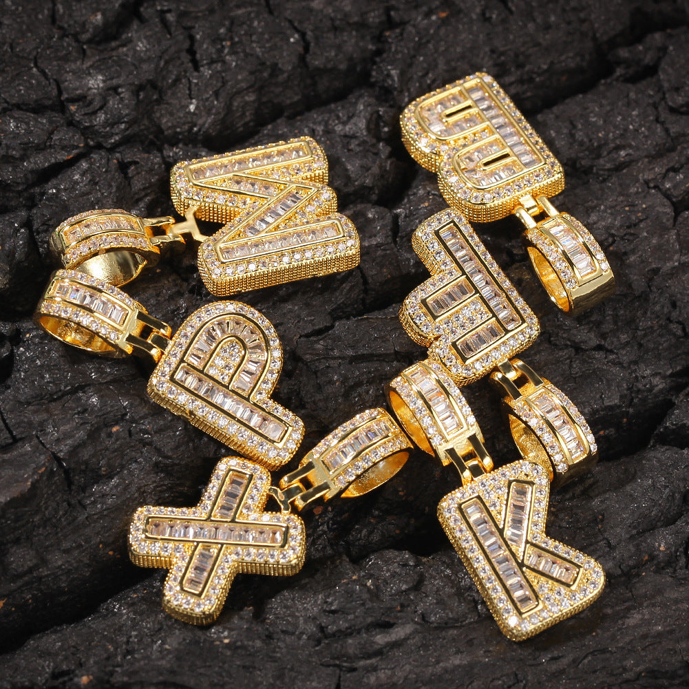 Rock Sugar Zircon Letters CS-N8522