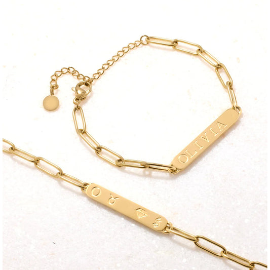 Custom Name Bracelets QFB3014