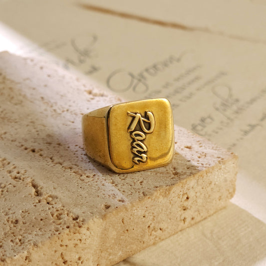 Personalised Boys Name Open Ring MR2269