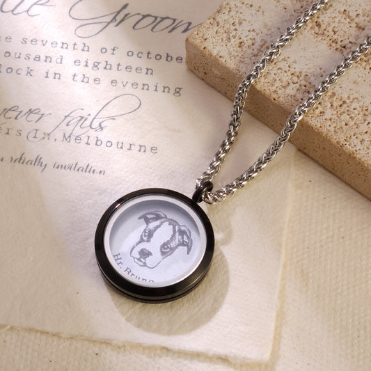 Custom Pet Picture Necklace MN2273