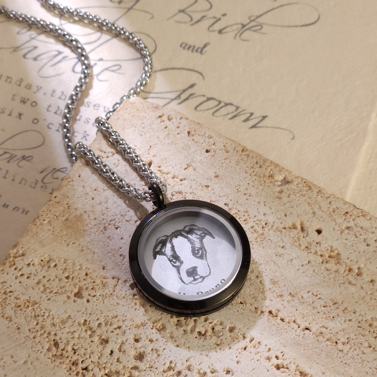 Custom Pet Picture Necklace MN2273