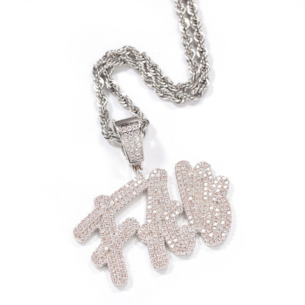 Custom Name Hip Hop Necklace CS-N8524