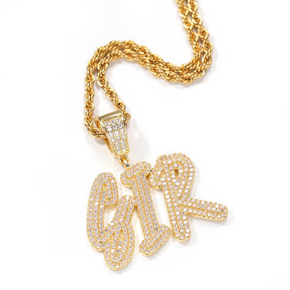 Custom Name Hip Hop Necklace CS-N8524