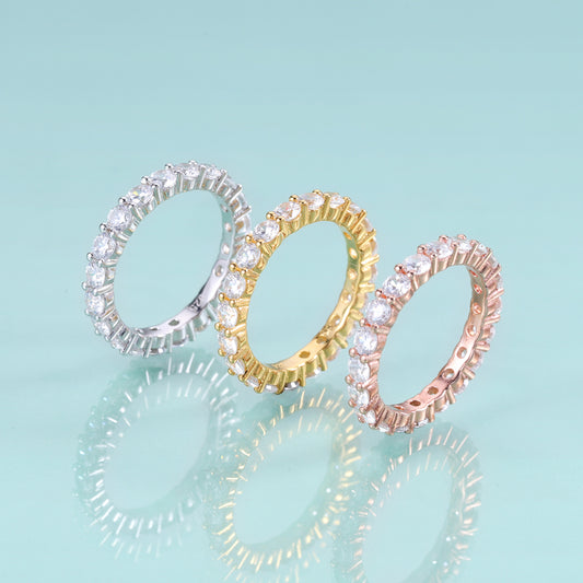 3mm 4mm Moissanite Wedding Rings KH090R