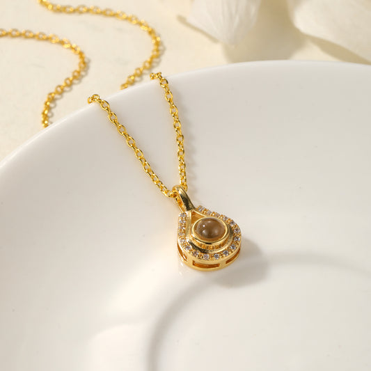 Projection Photo Necklace CS-N8679