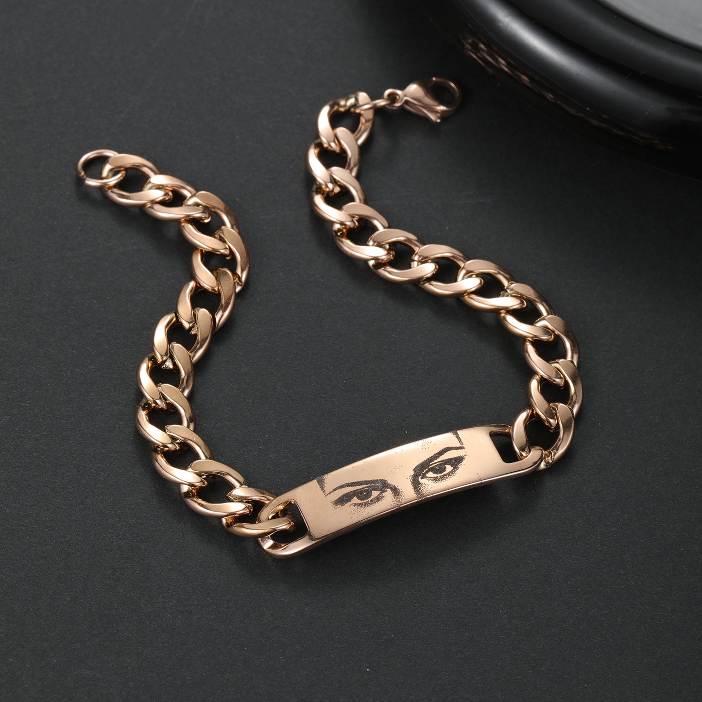 Engraving Eyes Picture Bracelets SDB3355