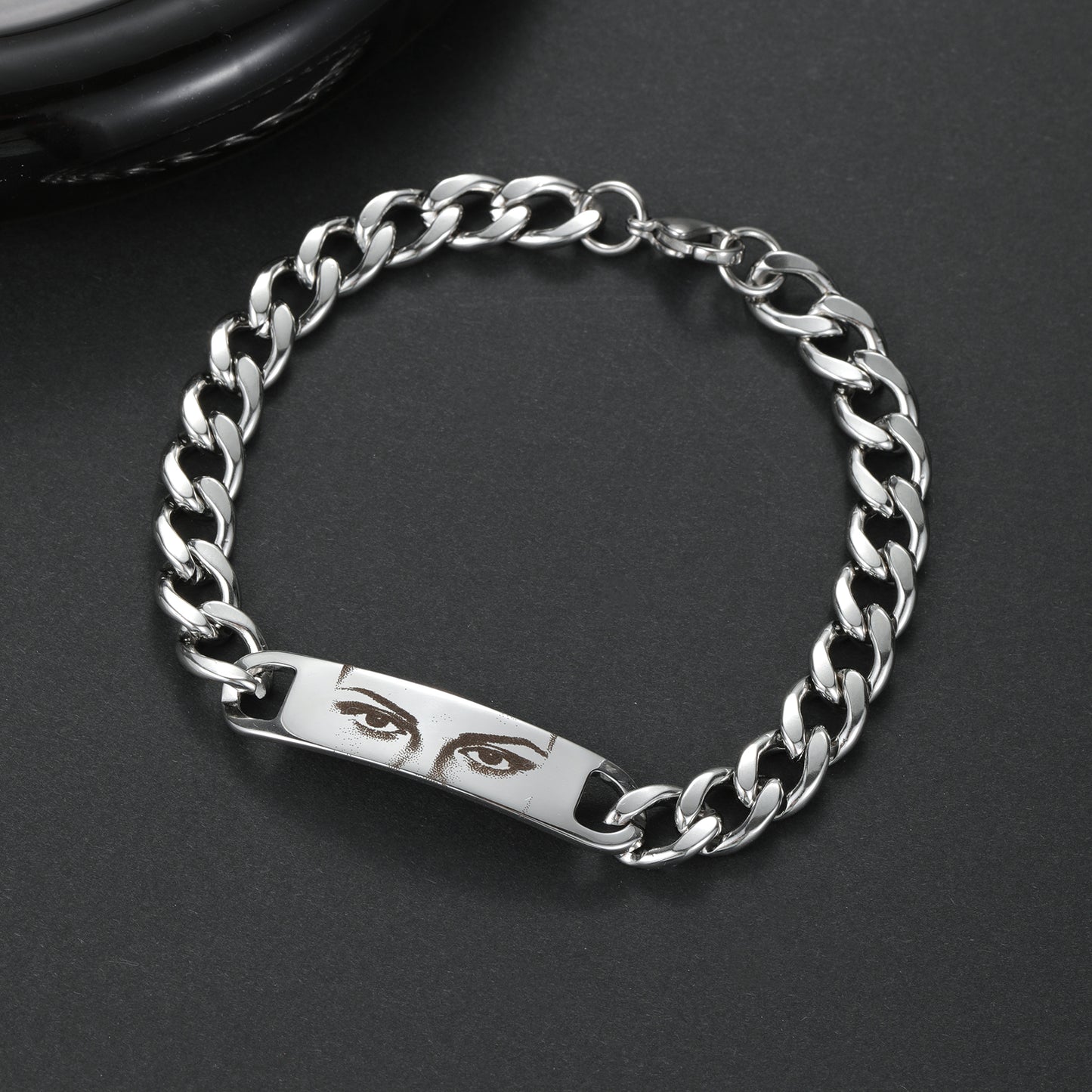 Engraving Eyes Picture Bracelets SDB3355