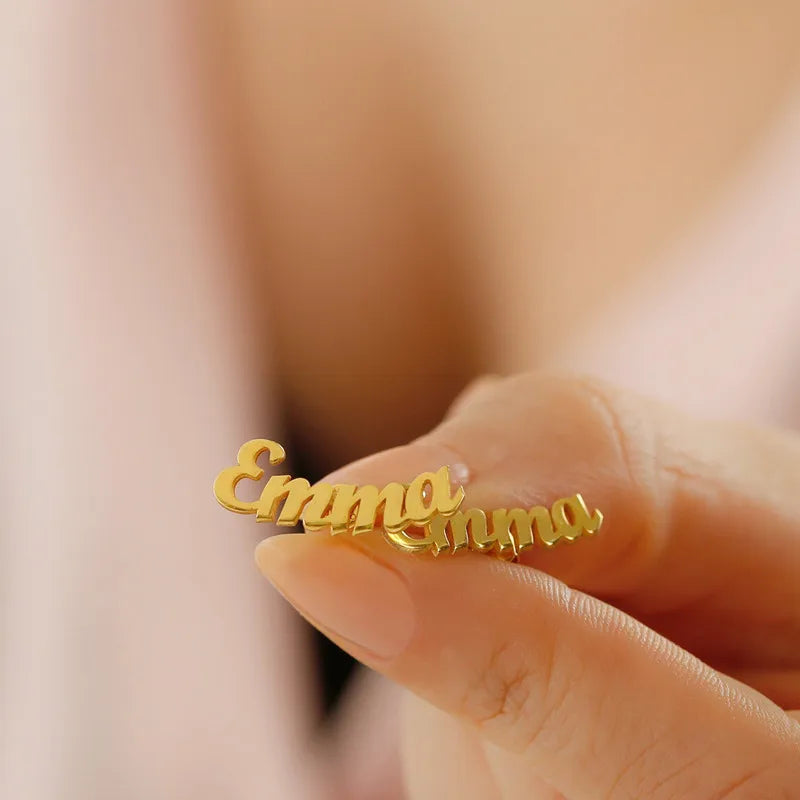 160 / 5,000 Personalized Name Earrings for Women QHR862