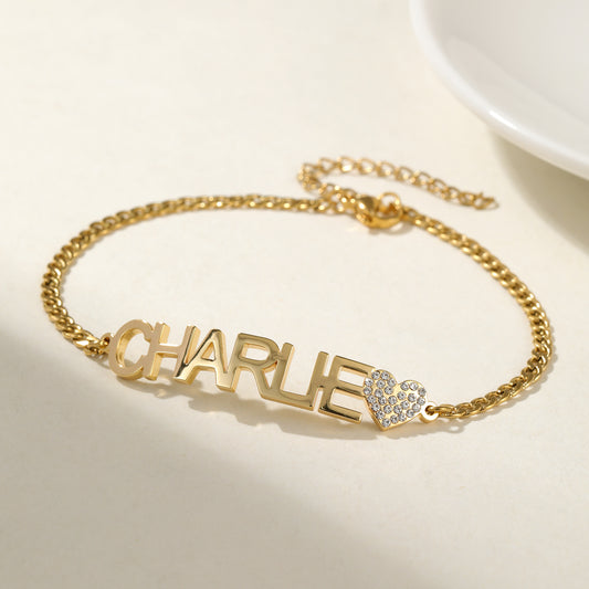 Crystal Name Bracelet QN-B8794