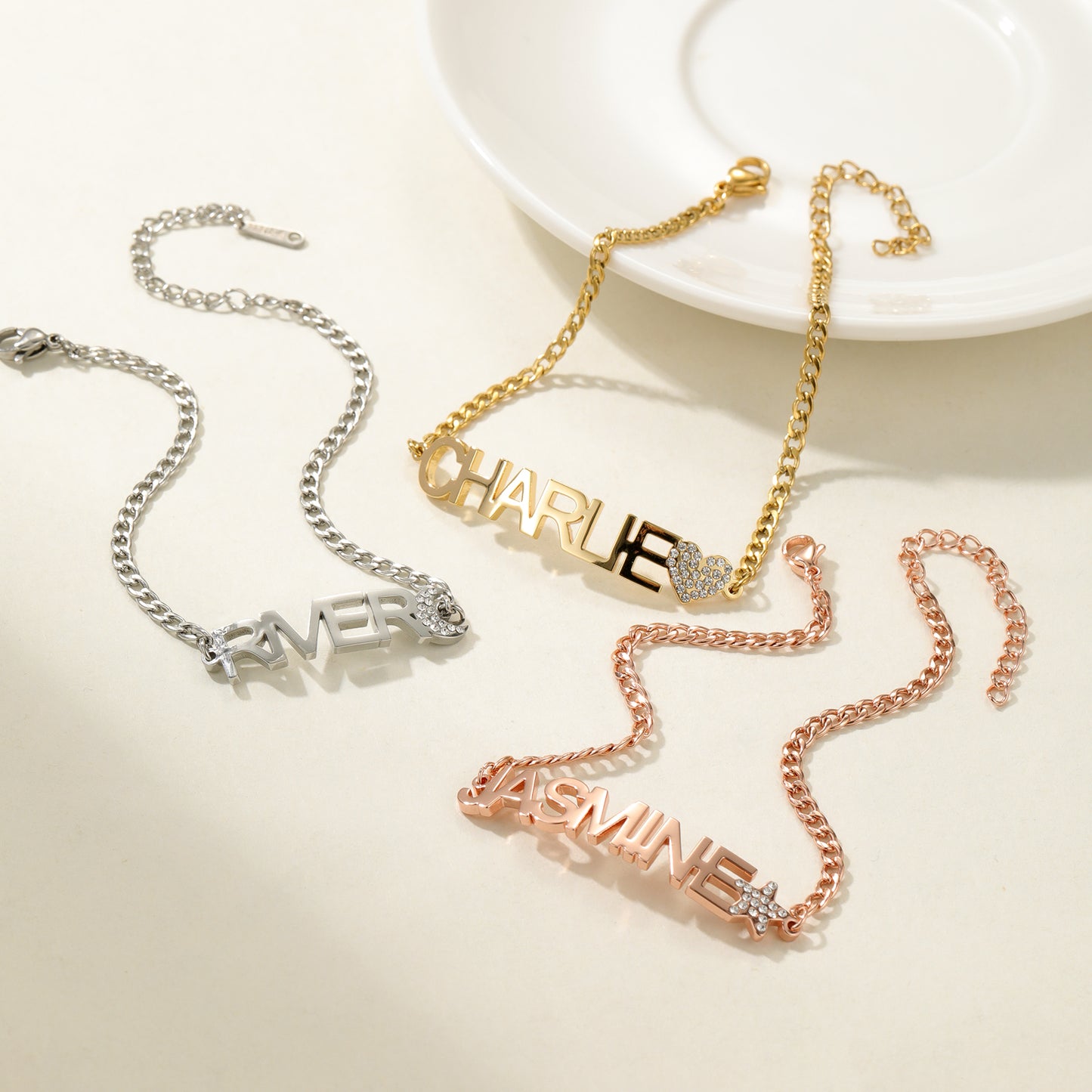 Crystal Name Bracelet QN-B8794