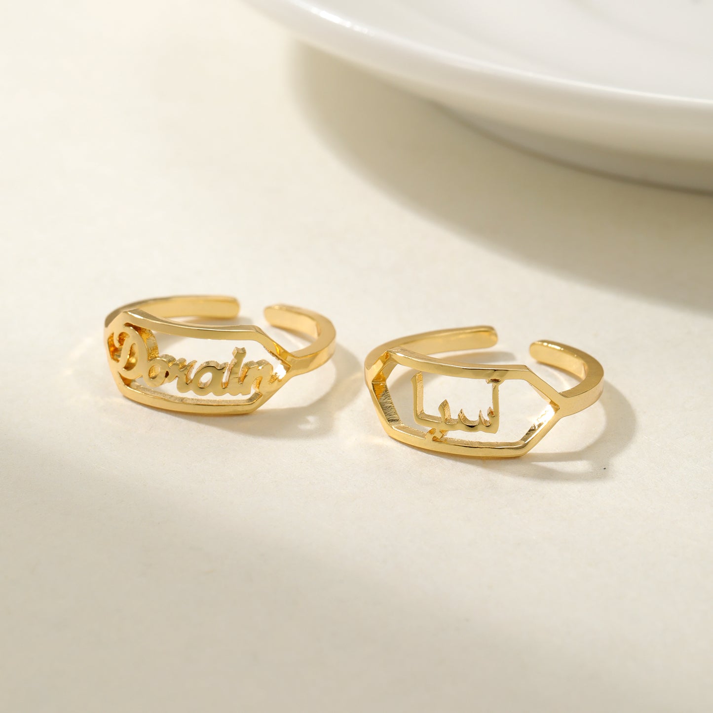 Custom Arabic Name Ring QN-R8814