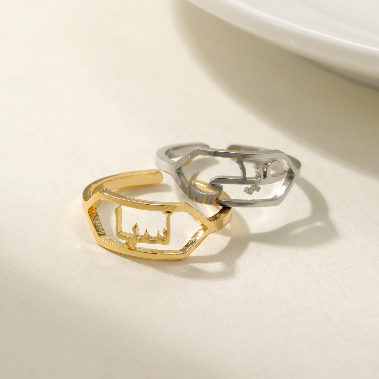 Custom Arabic Name Ring QN-R8814