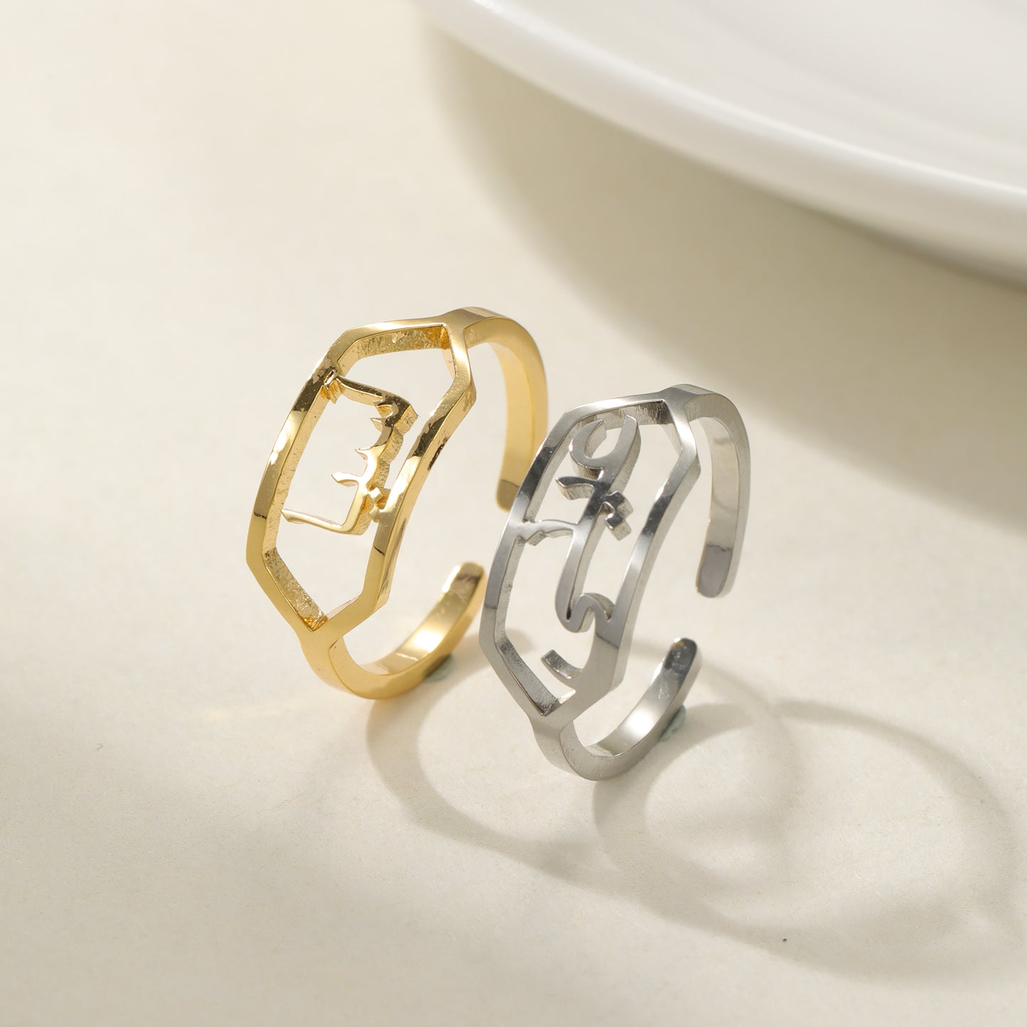 Custom Arabic Name Ring QN-R8814