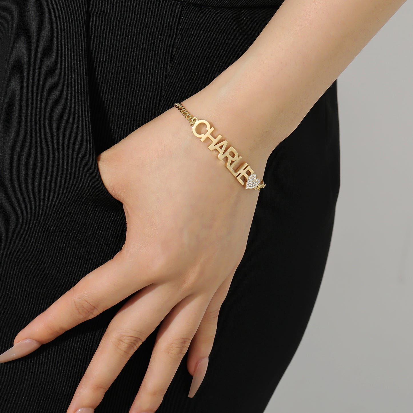Crystal Name Bracelet QN-B8794