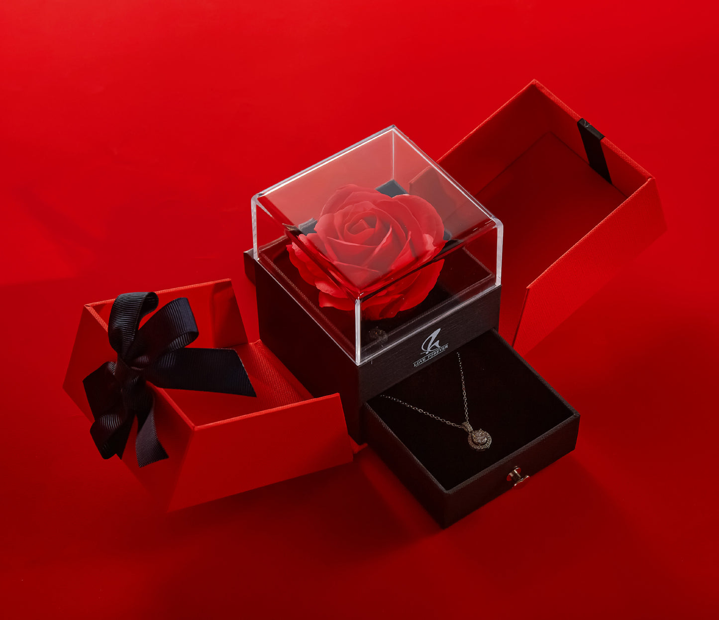 Rose Red Valentine Gift Box B122