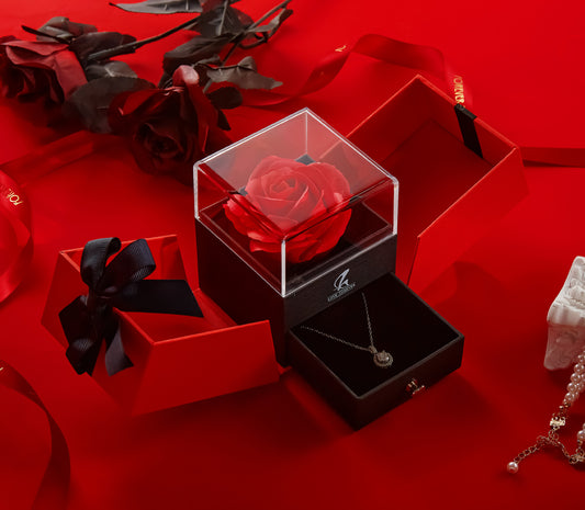 Rose Red Valentine Gift Box B122