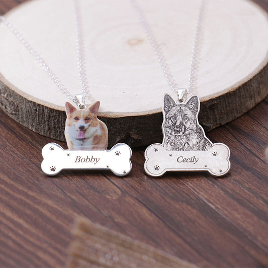 Custom Pet Photo Necklaces  MN1816