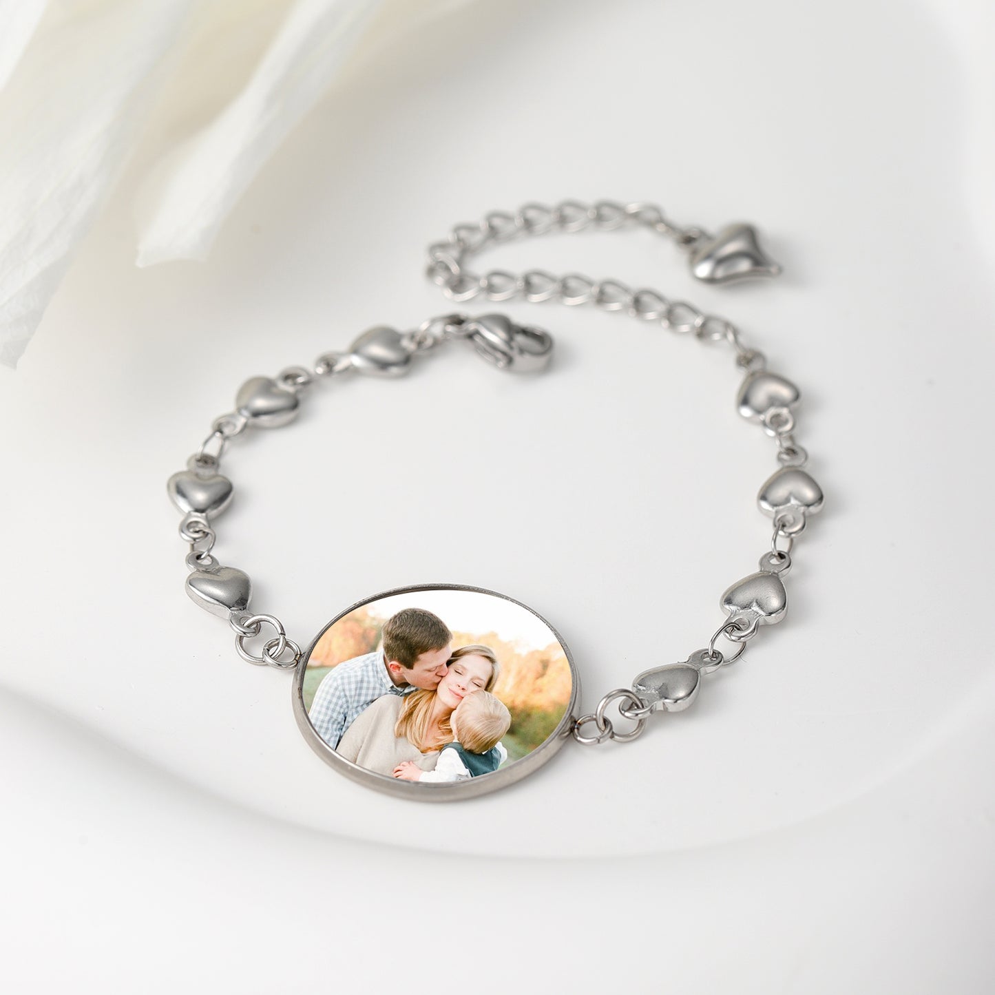 Bracelet Portrait Personnalisé Photo Gravée MB1681