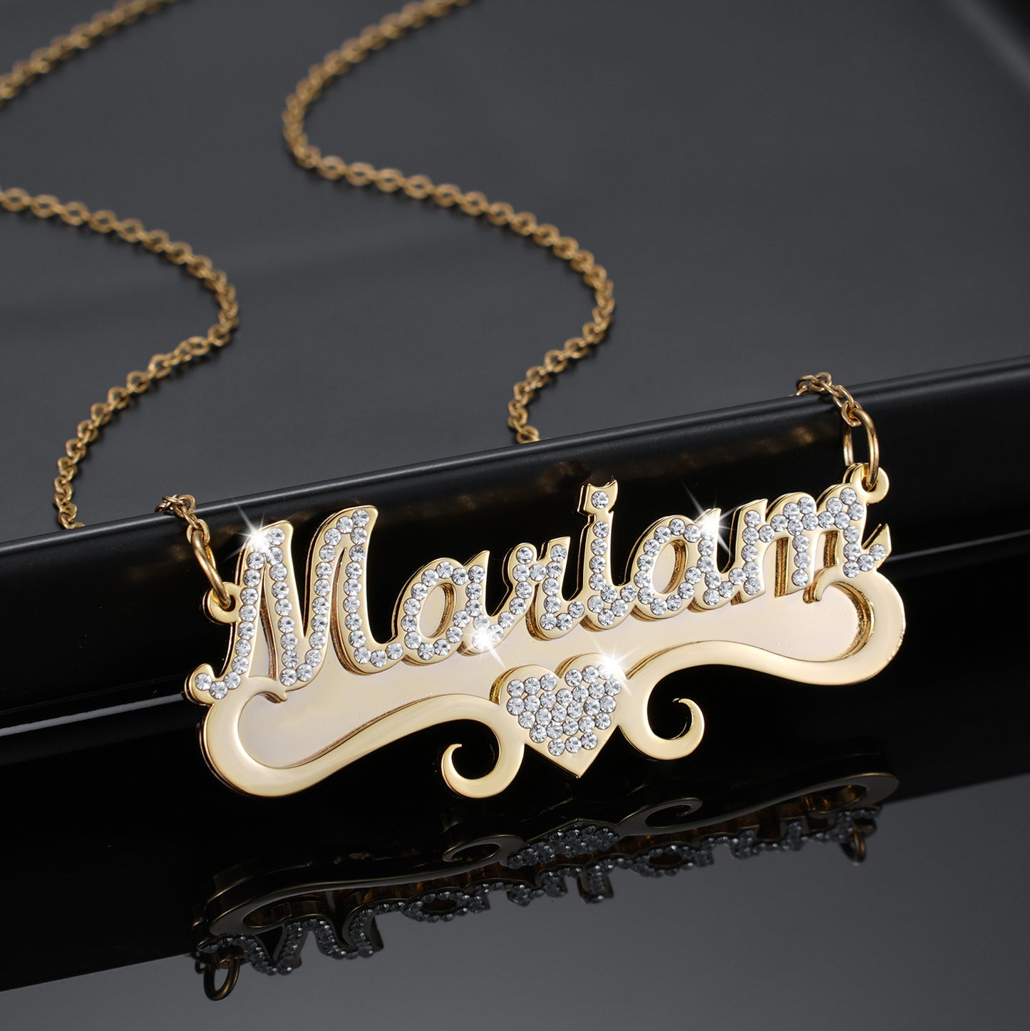 Custom Bling Name Necklace QN700