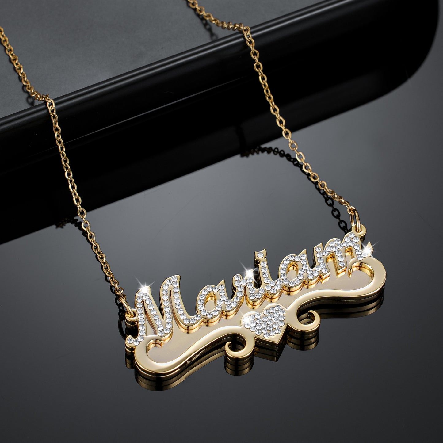 Custom Bling Name Necklace QN700