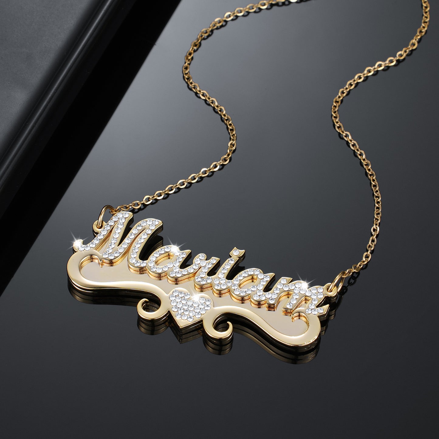Custom Bling Name Necklace QN700