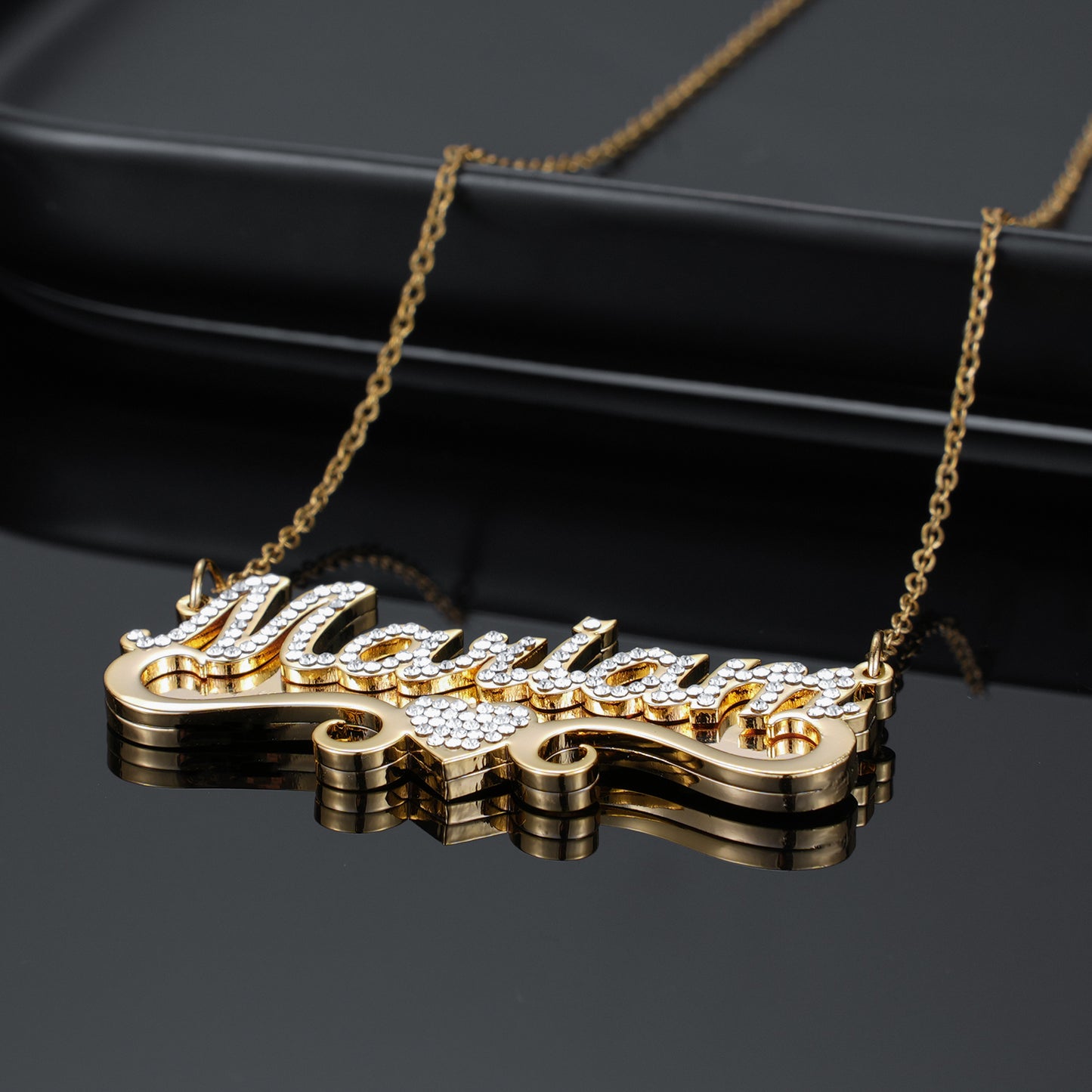 Custom Bling Name Necklace QN700