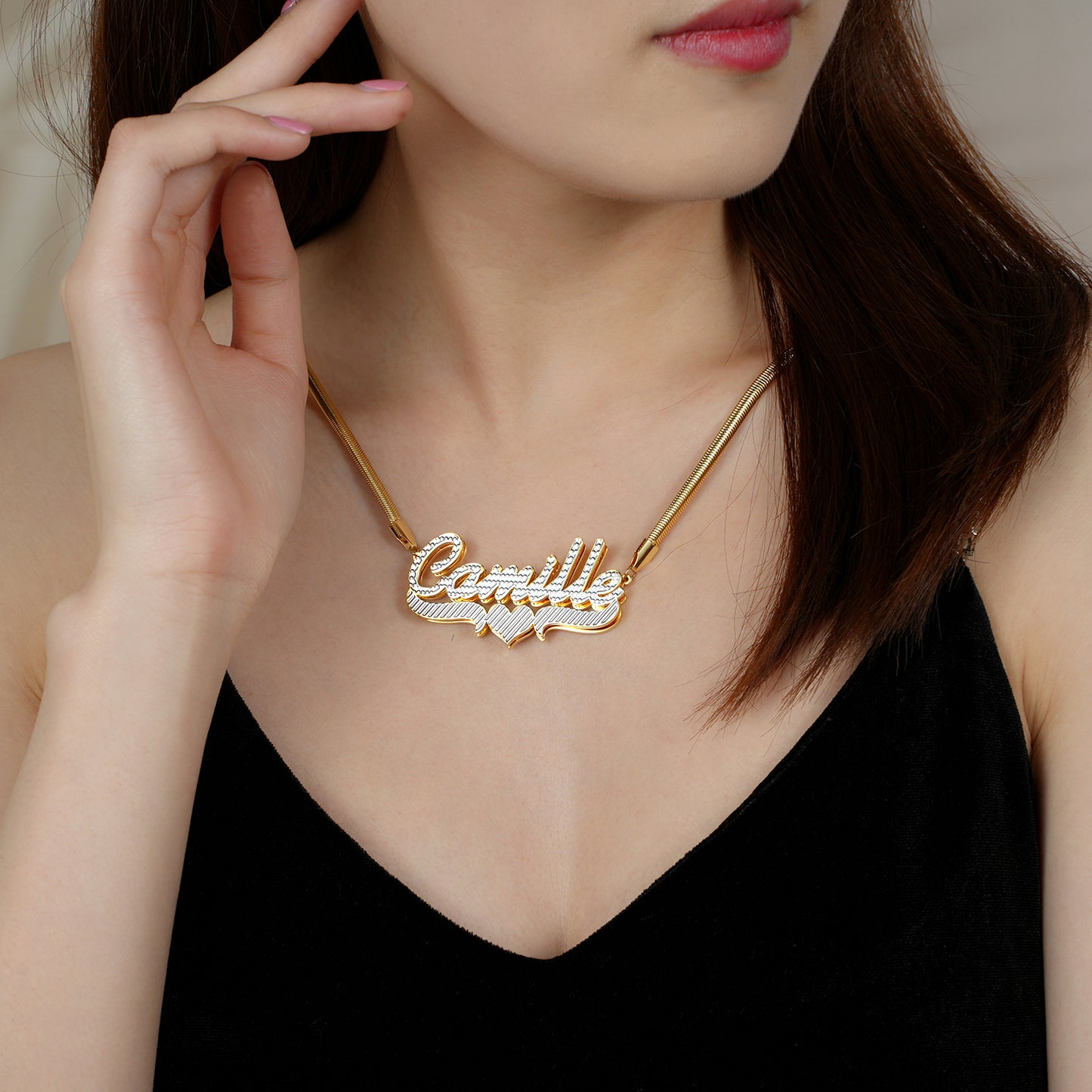 Custom Bling Name Necklace QN702