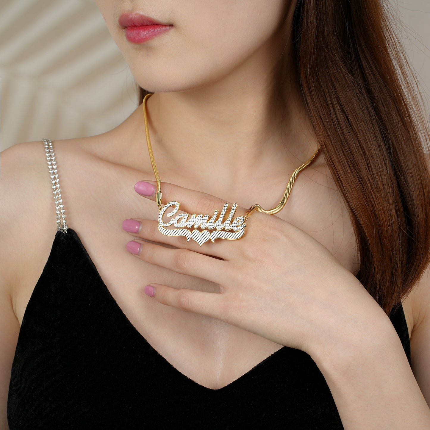 Custom Bling Name Necklace QN702