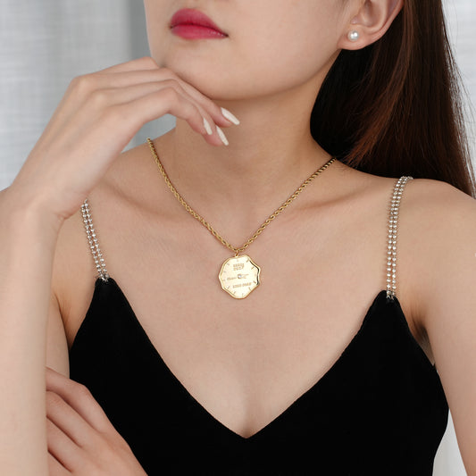 Custom Personalized Clock Necklaces QN753