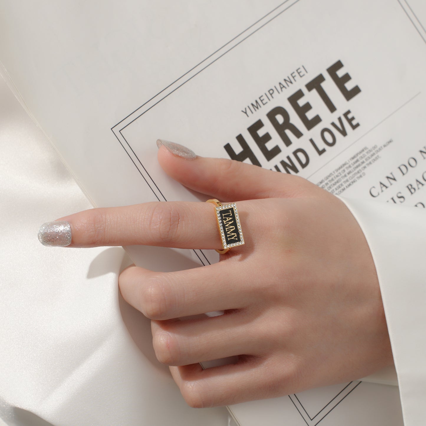Diamond Name Ring QHR3039