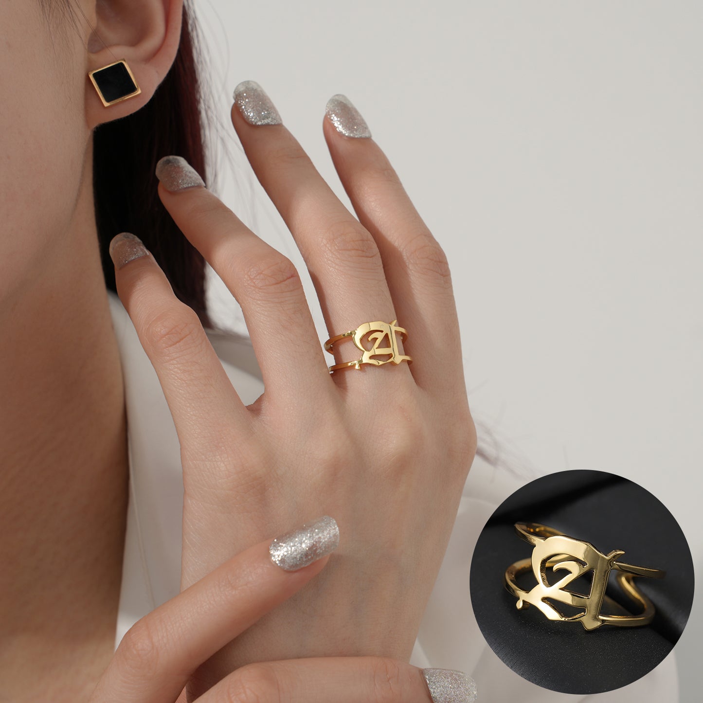 Customize Name Ring QNR3036