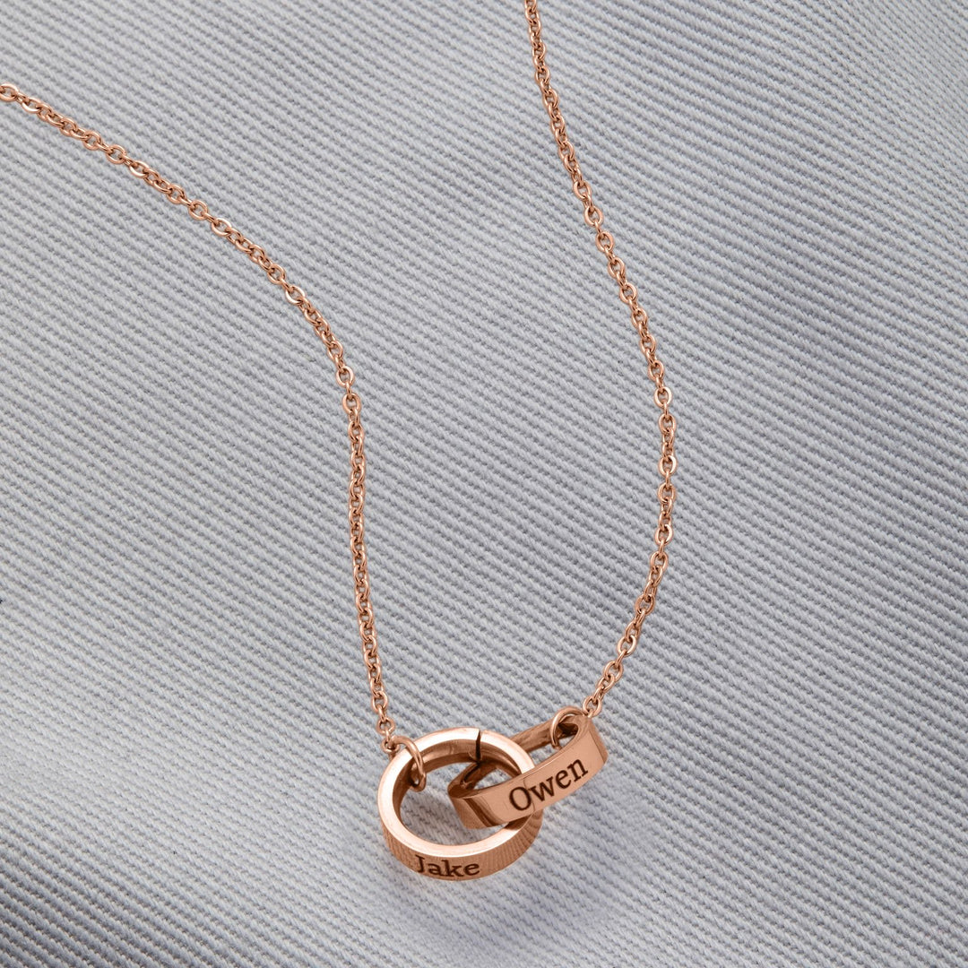 Personalized Double Name Necklace KSD845