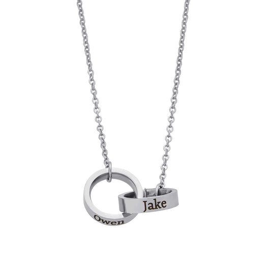 Personalized Double Name Necklace KSD845