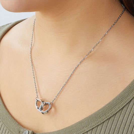 Personalized Double Name Necklace KSD845