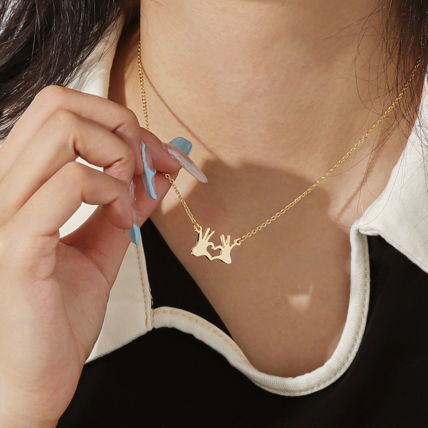 Heart Necklace Gift For Lovers QN-N8649