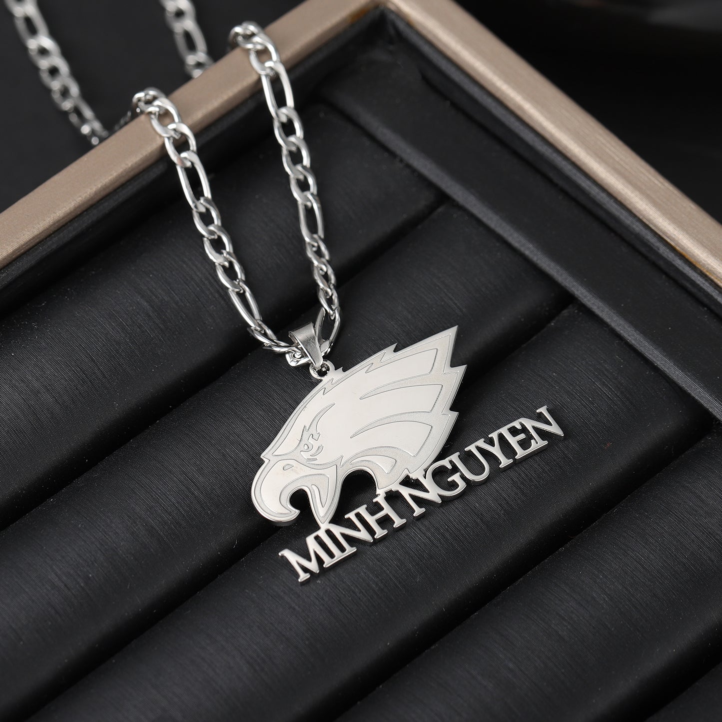 Collier Prénom Aigle Personnalisé QSN3026