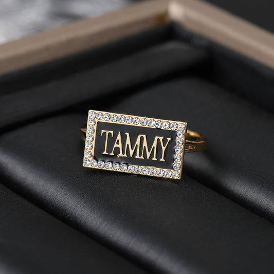 Diamond Name Ring QHR3039