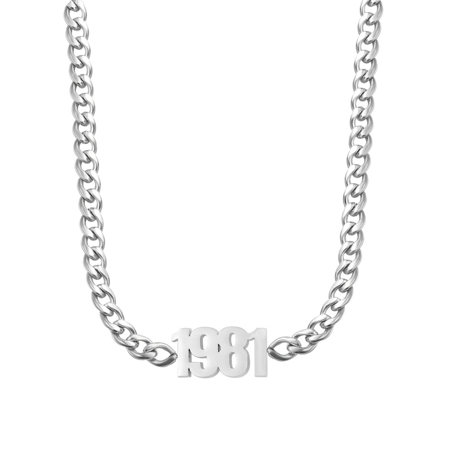 Custom Name Bracelet With Cuban Chain QHB3115
