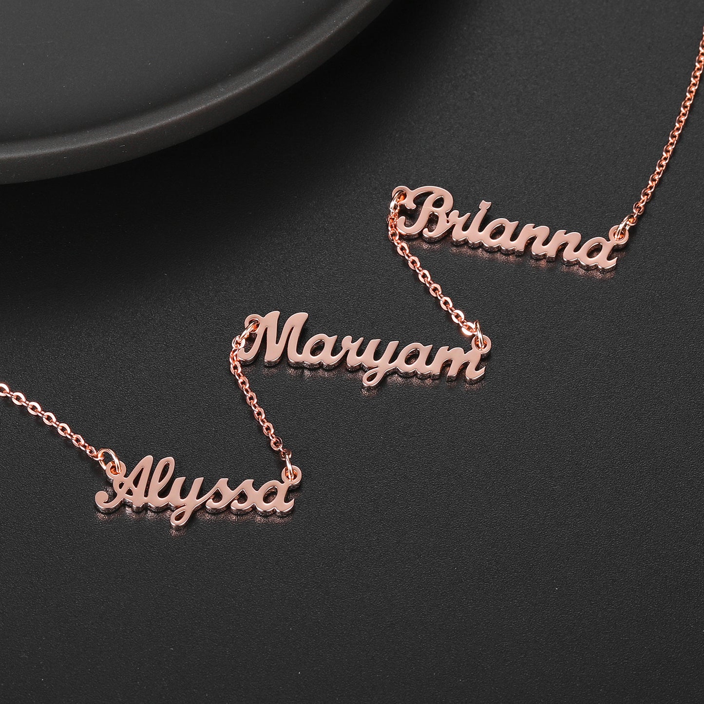 Custom Three Names Necklace QN112