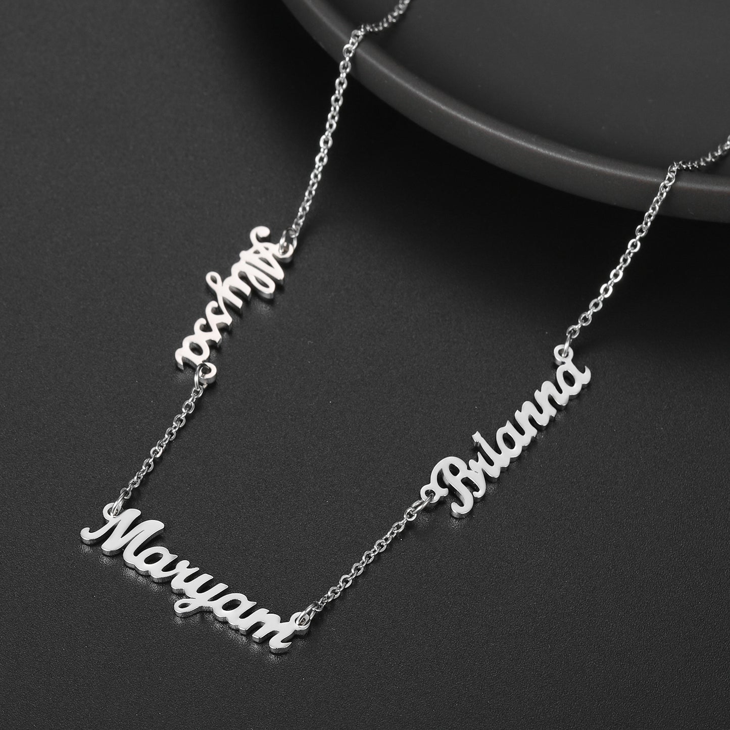 Custom Three Names Necklace QN112