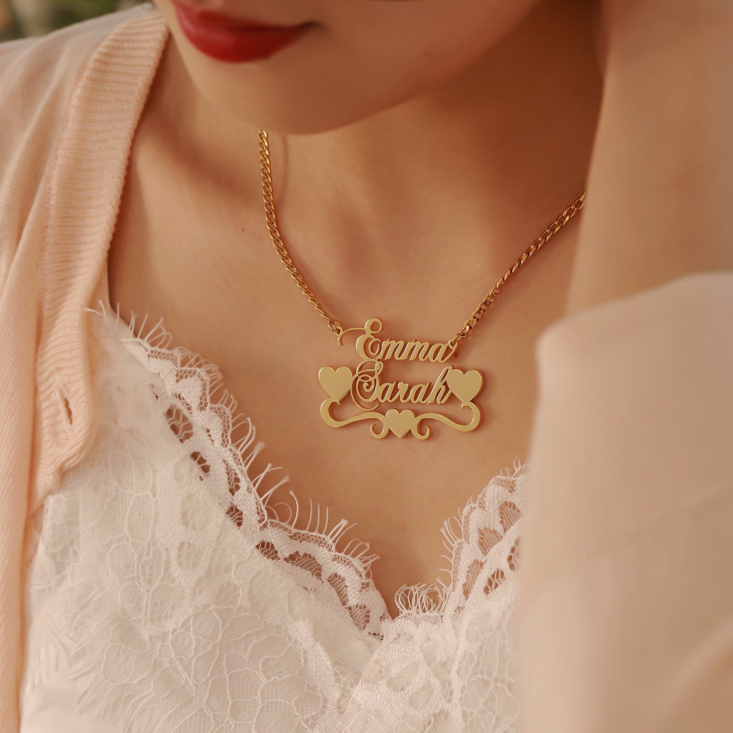 Two Names Necklace QN8803