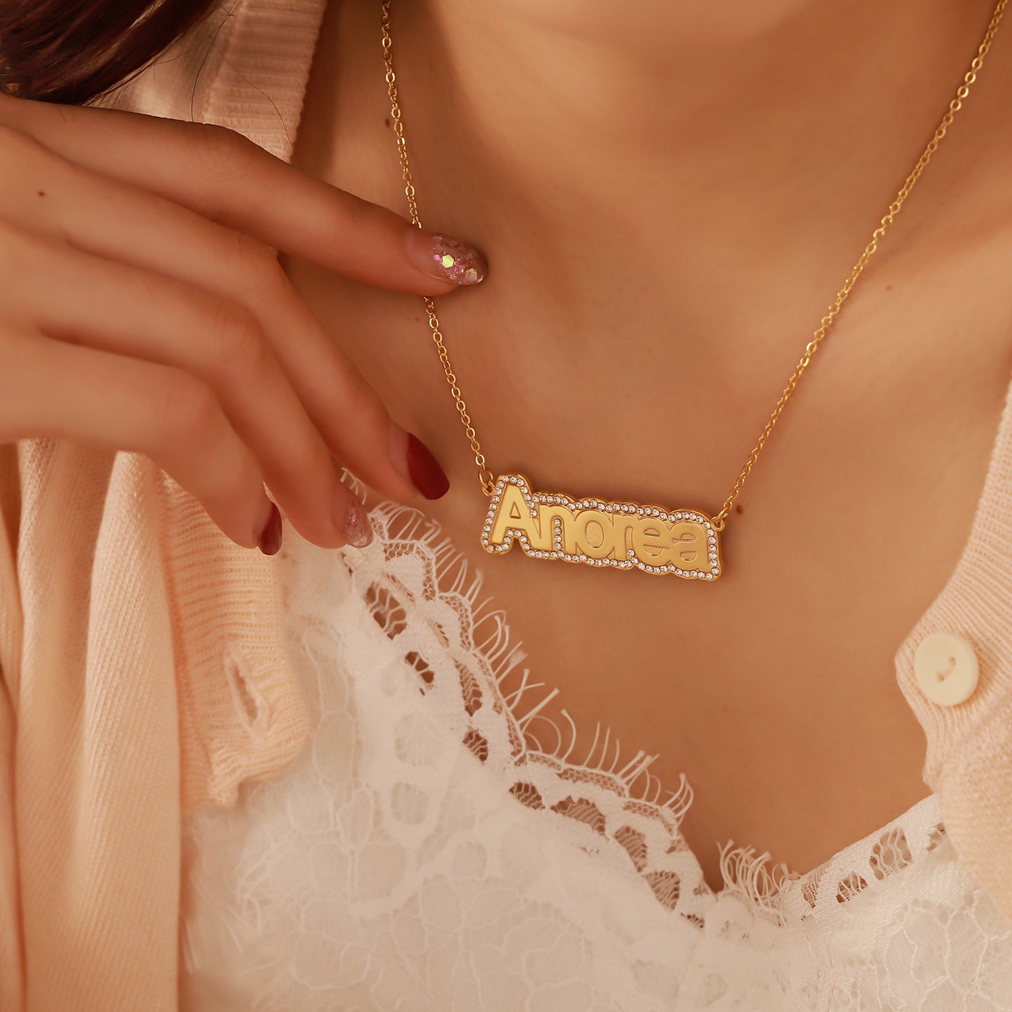 Collier Diamant Personnalisé QN883