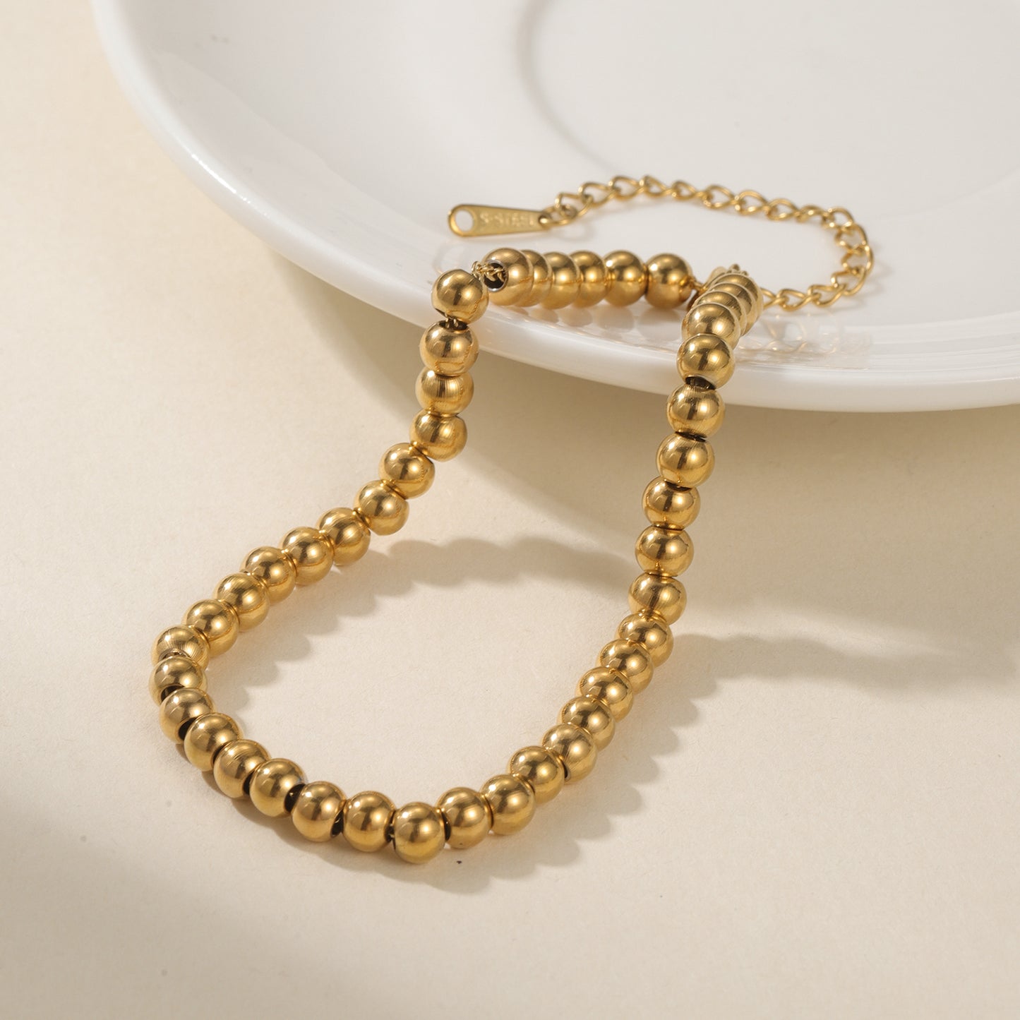 Gold Bead Bracelet DB220802