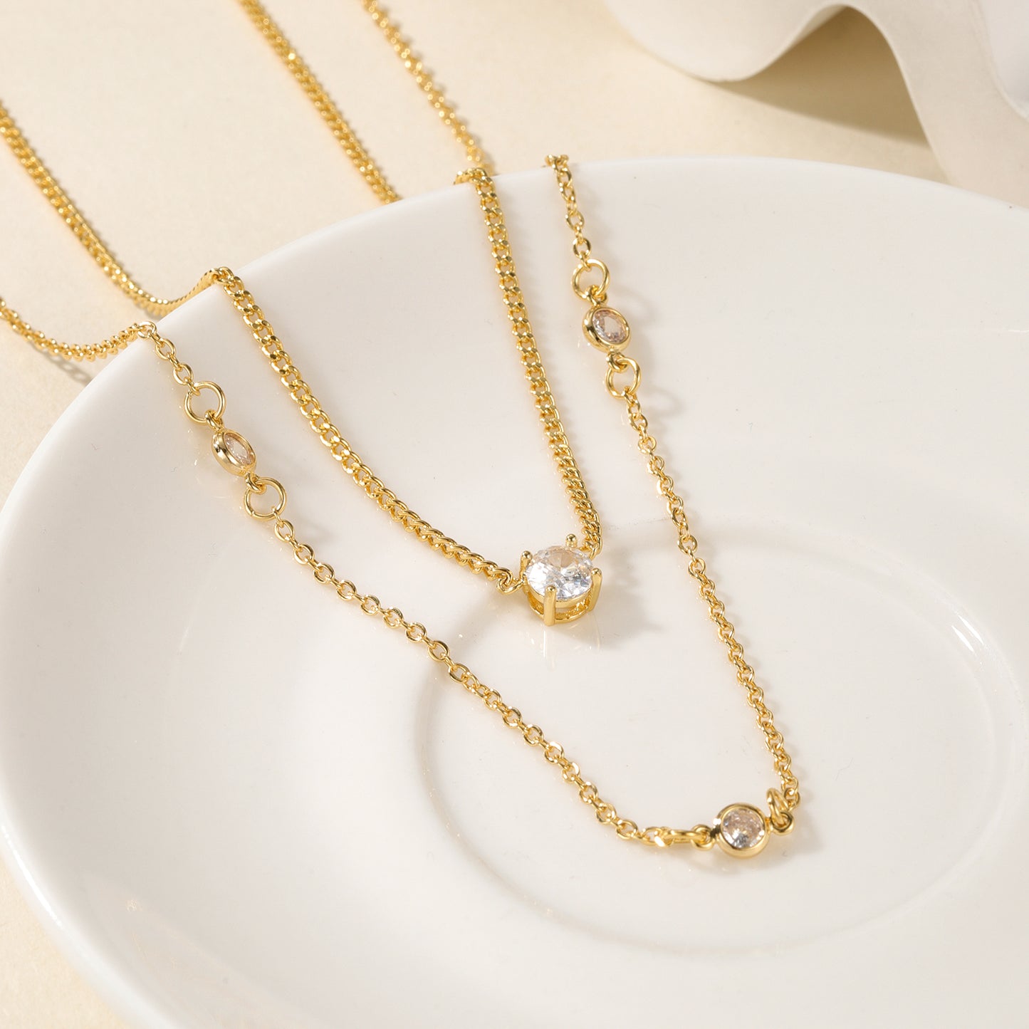 Crystal Bead Necklace