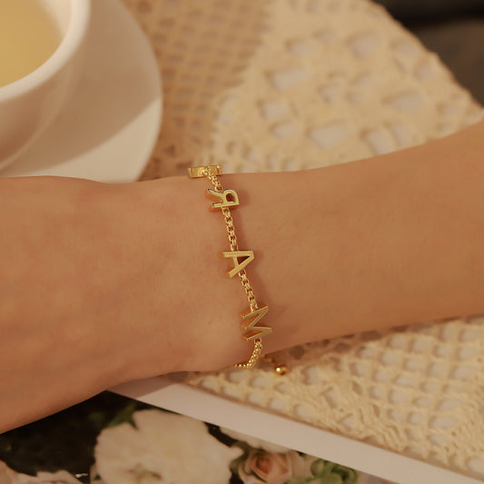 Custom Letter Bracelet QB869