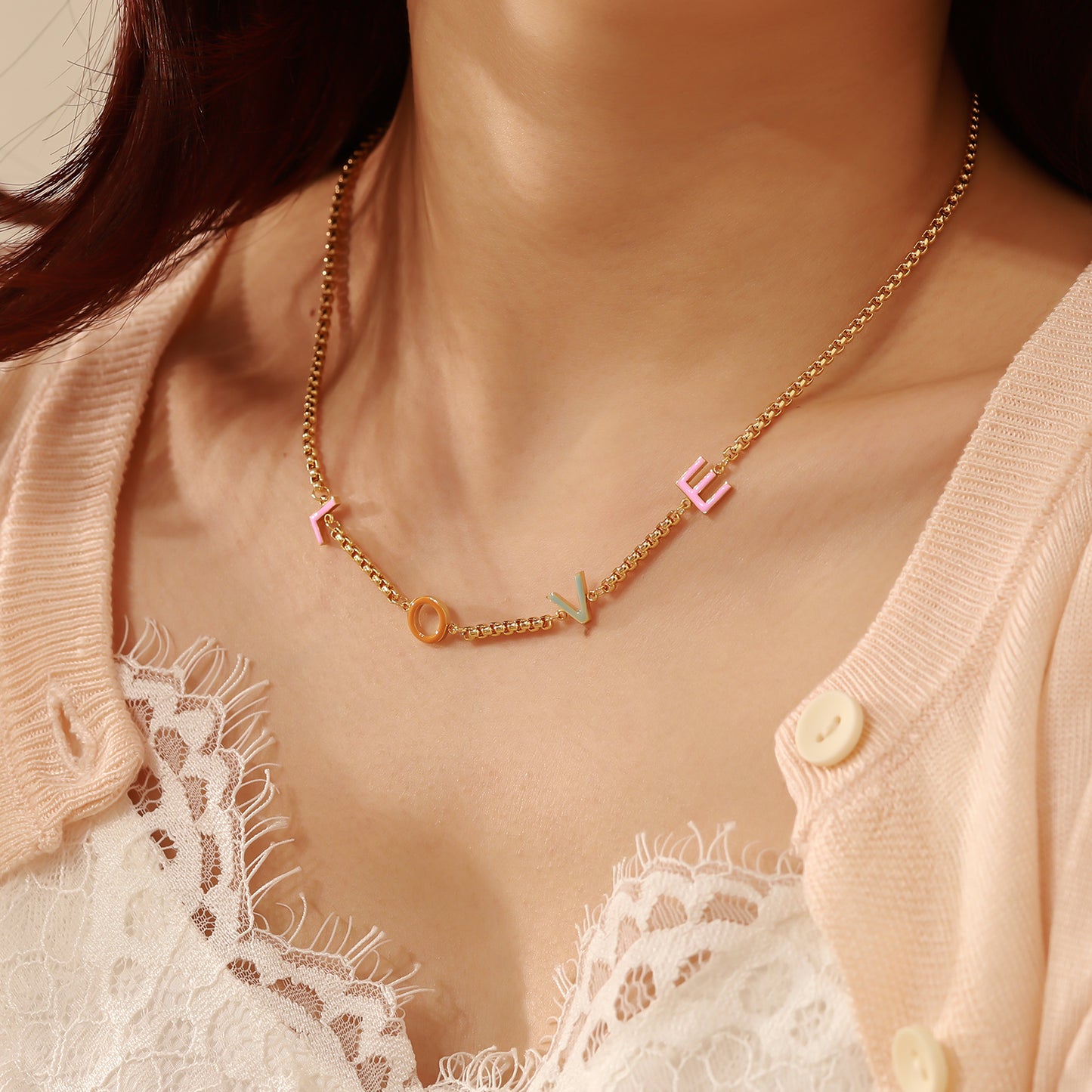 Multicolor Name Necklace QN868
