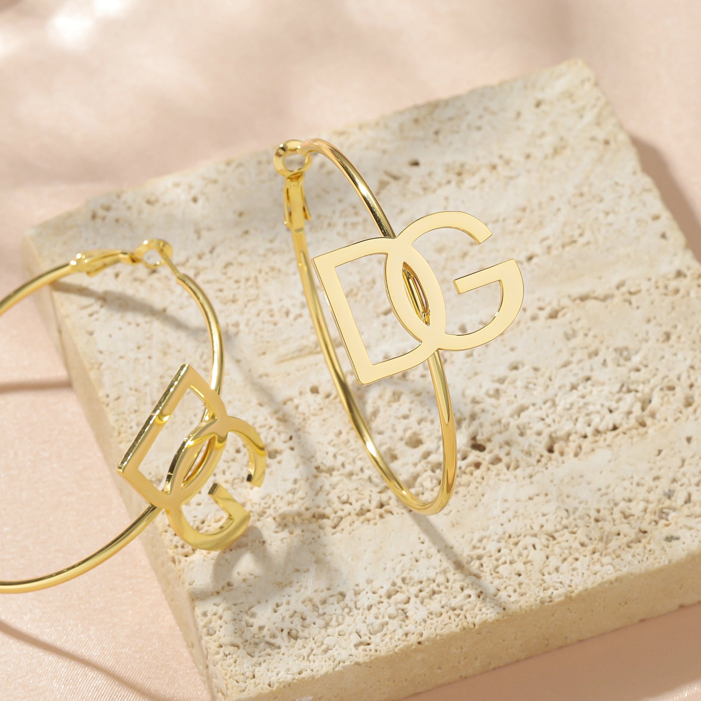 Custom Name Letters Hoop Earring QHE6001