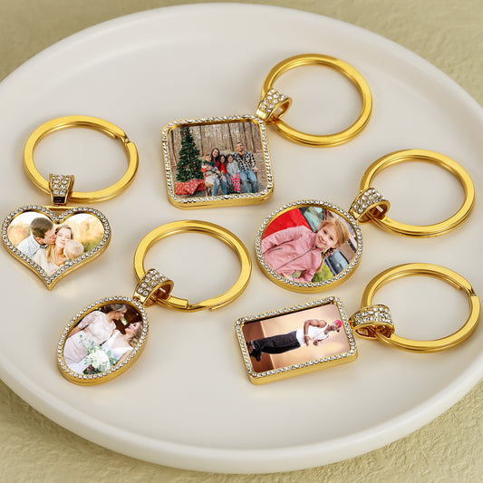 Porte-clés photo personnalisé DK139