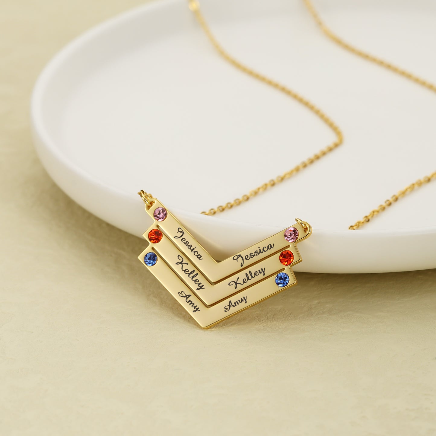 Custom Name Multi Arrow Necklace QN876