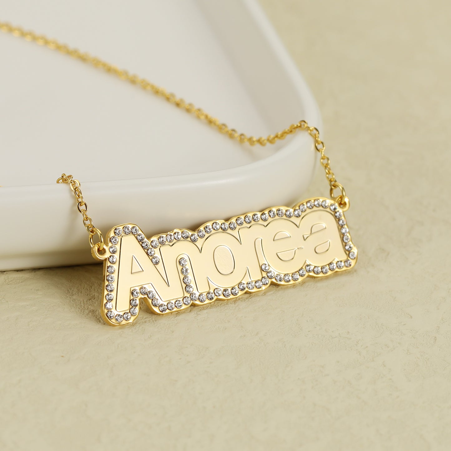 Custom Diamond Name Necklace QN883